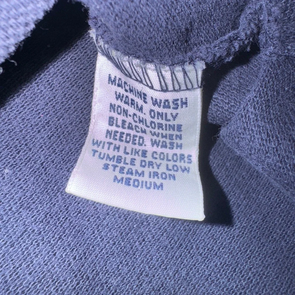 Vintage Polo Ralph Lauren Mens XL Navy Blue Pique Polo Shirt Made in USA